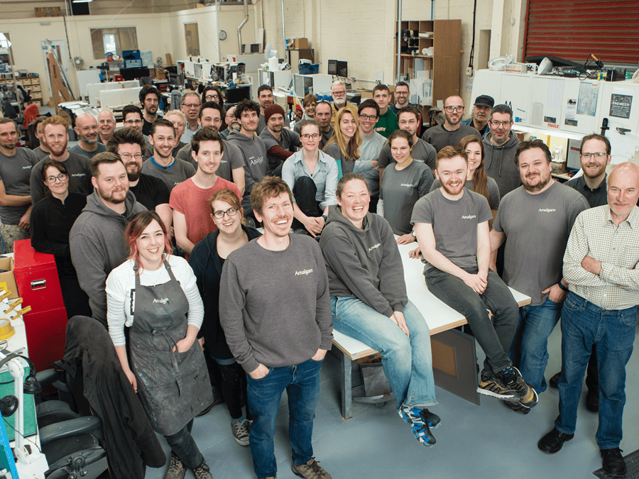 The entire team at Amalgam Modelmaking